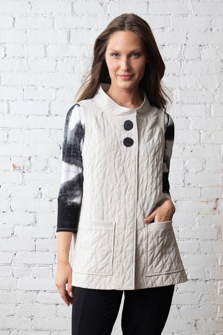 Kaleidoscope Quilted Vest by Olivia