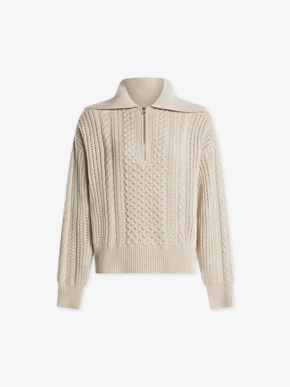 Camello Cable Half Zip Sweater by Varley