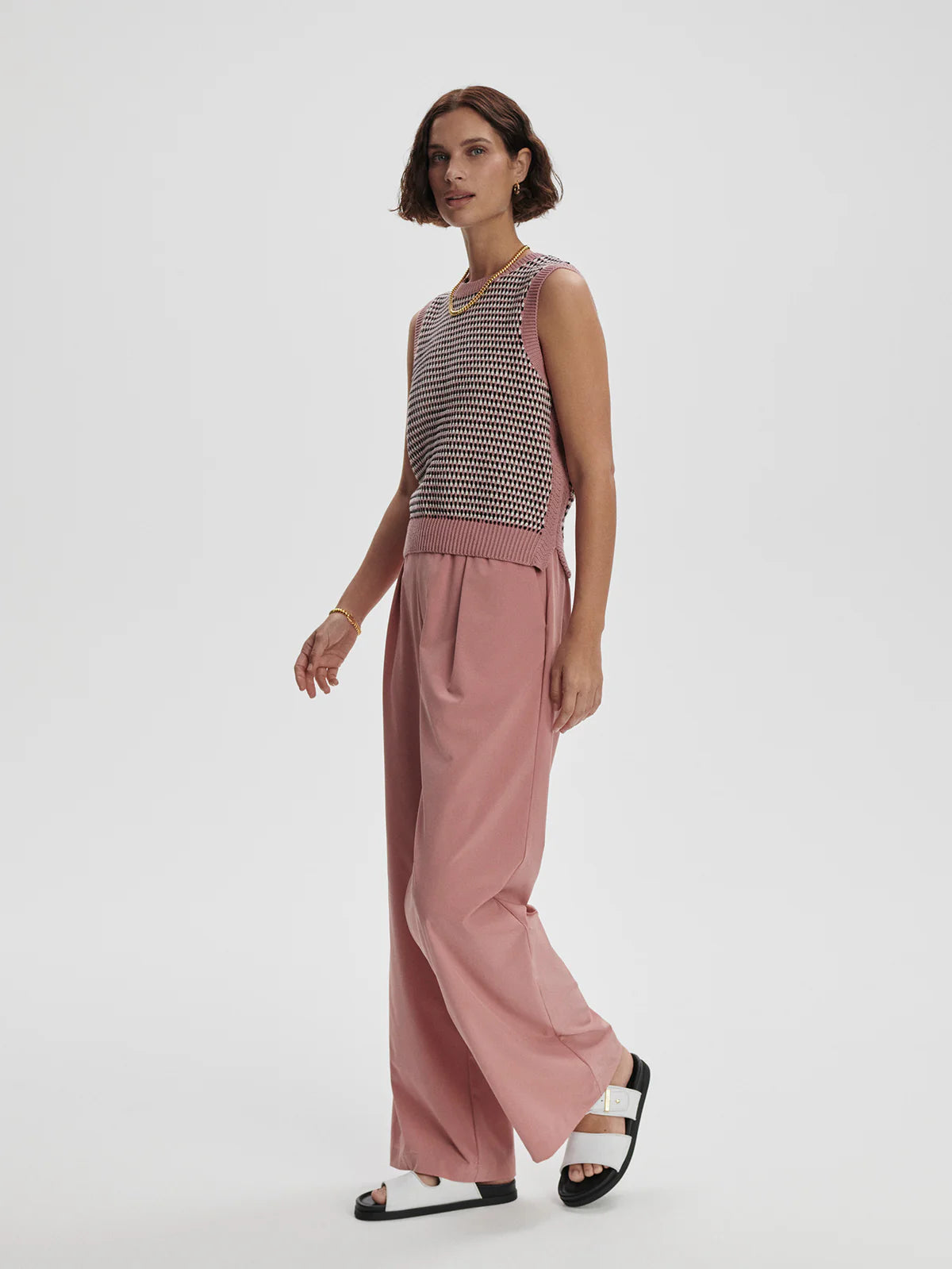 Knowles Textured Knit Vest by Varley