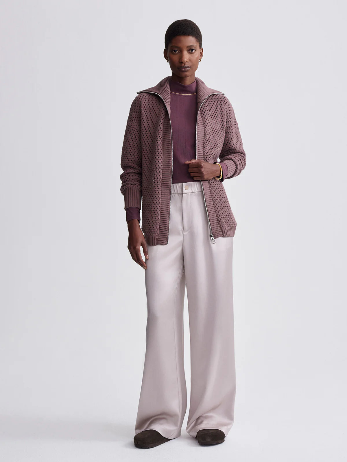 Finn Longline Knit Sweater/Jacket by Varley