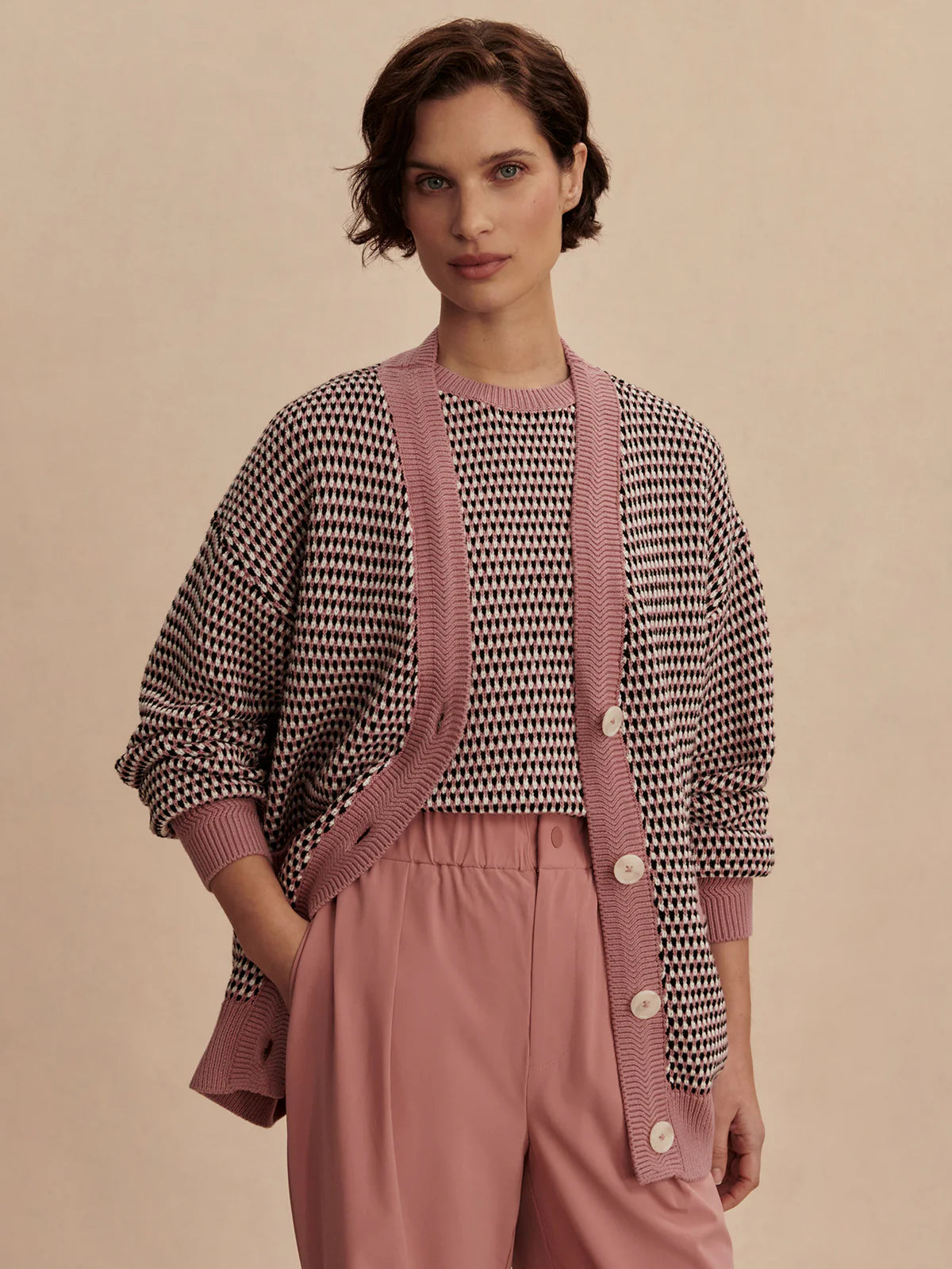 Tiffany Textured Knit Cardigan by Varley