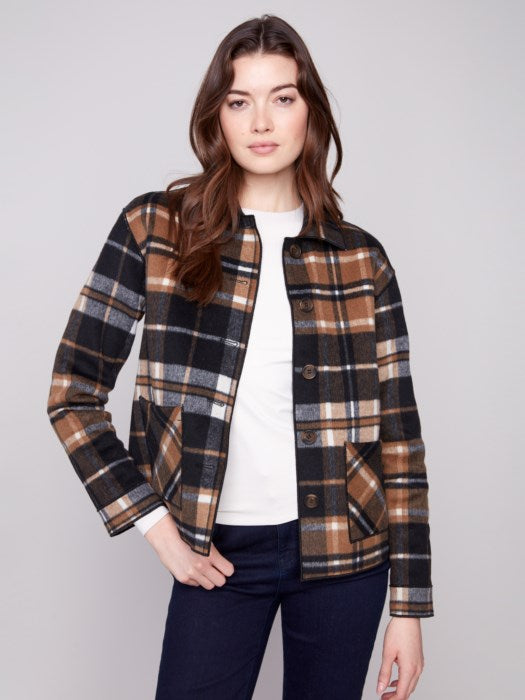 Reversible Plaid Jacket by Charlie B