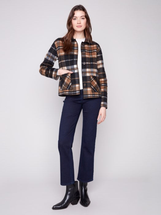 Reversible Plaid Jacket by Charlie B