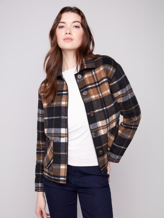 Reversible Plaid Jacket by Charlie B