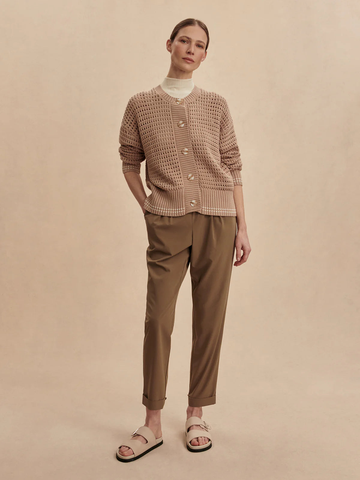 Kris Relaxed Fit Knit Sweater/Jacket by Varley