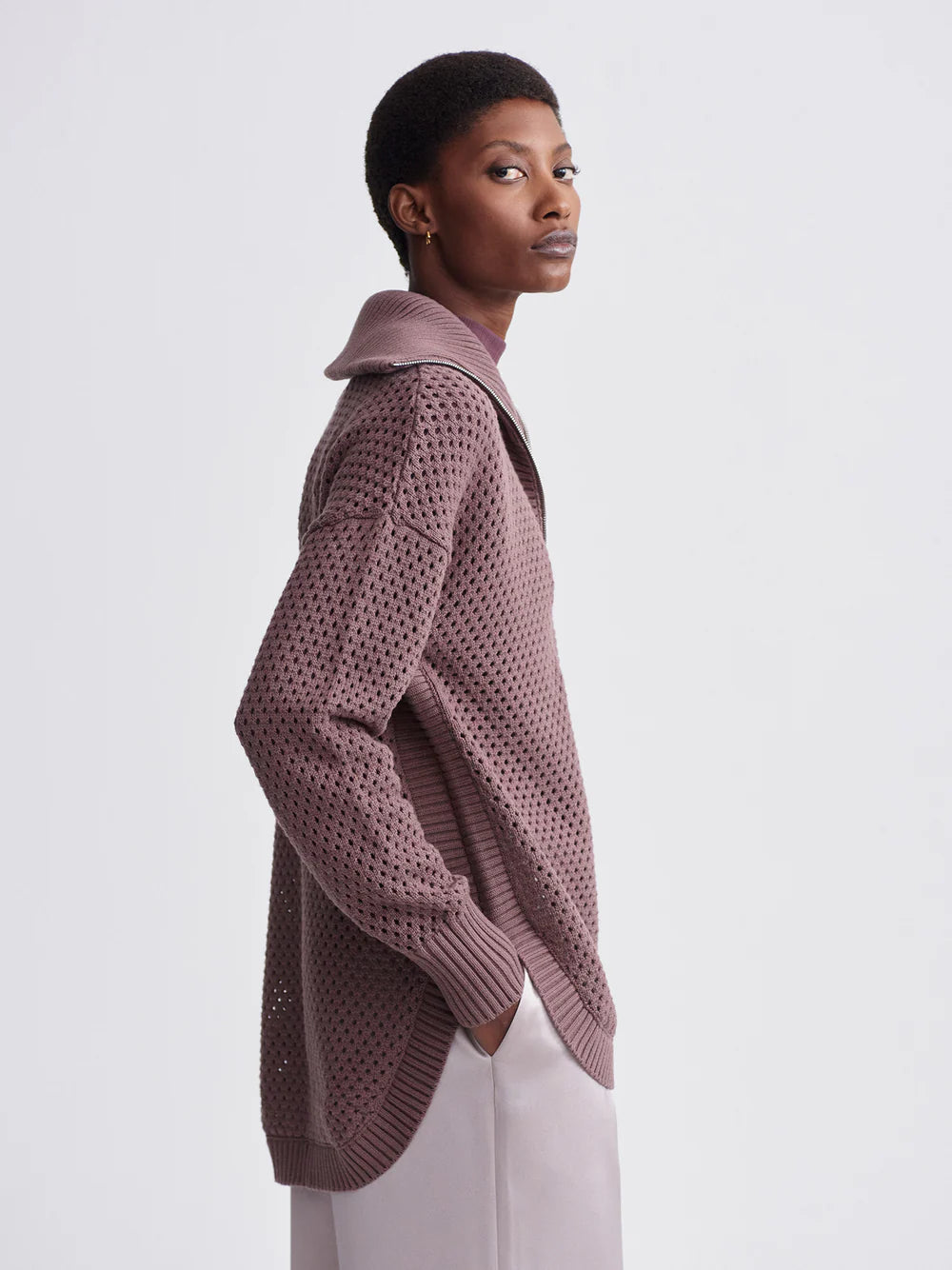 Finn Longline Knit Sweater/Jacket by Varley