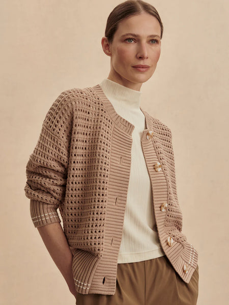 Kris Relaxed Fit Knit Sweater/Jacket by Varley