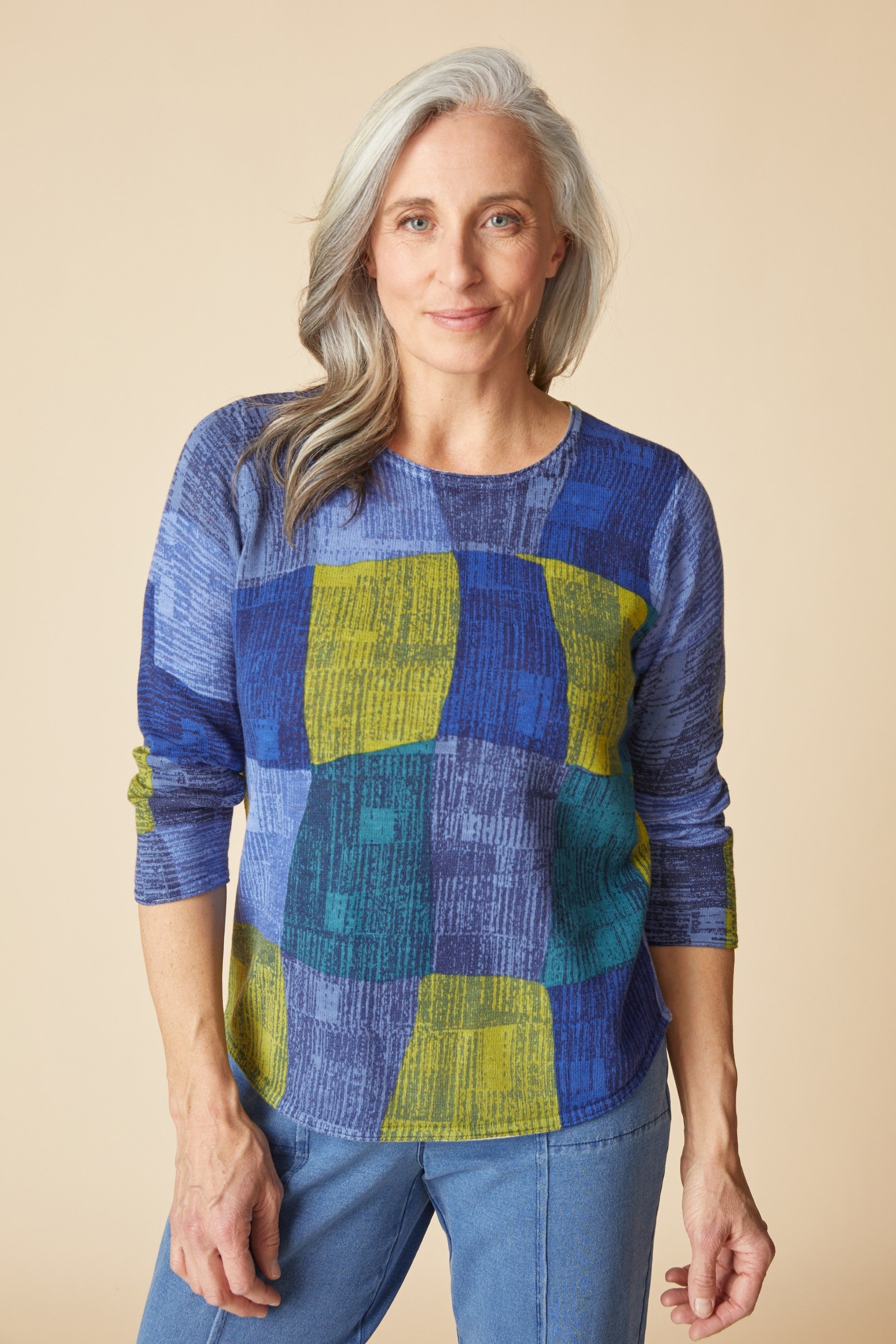Habitat Plyful Patchwork Pulover