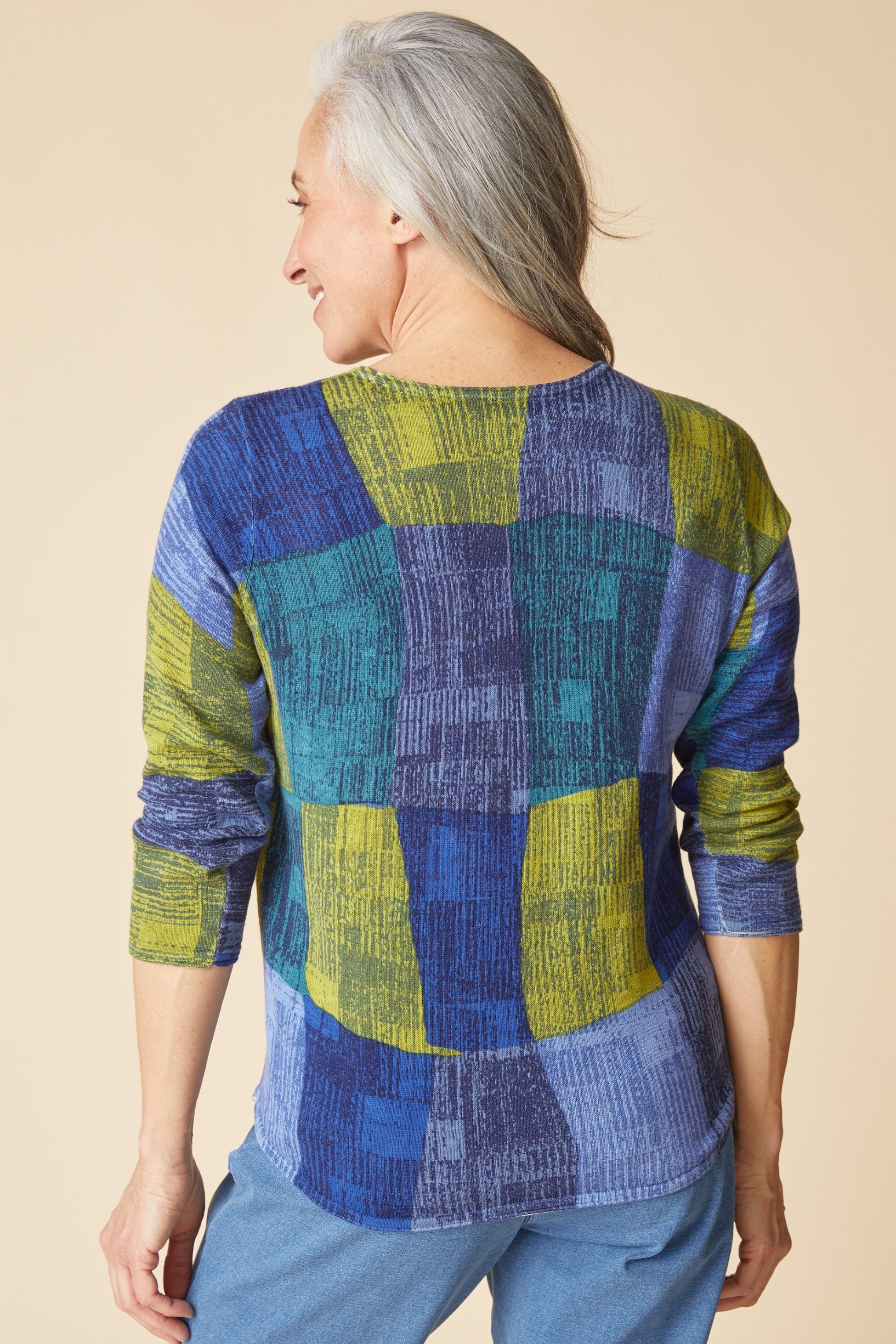 Habitat Plyful Patchwork Pulover