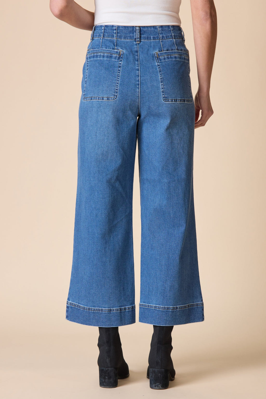 Stretch Denim Refrshed Ankle Jean by Habitat