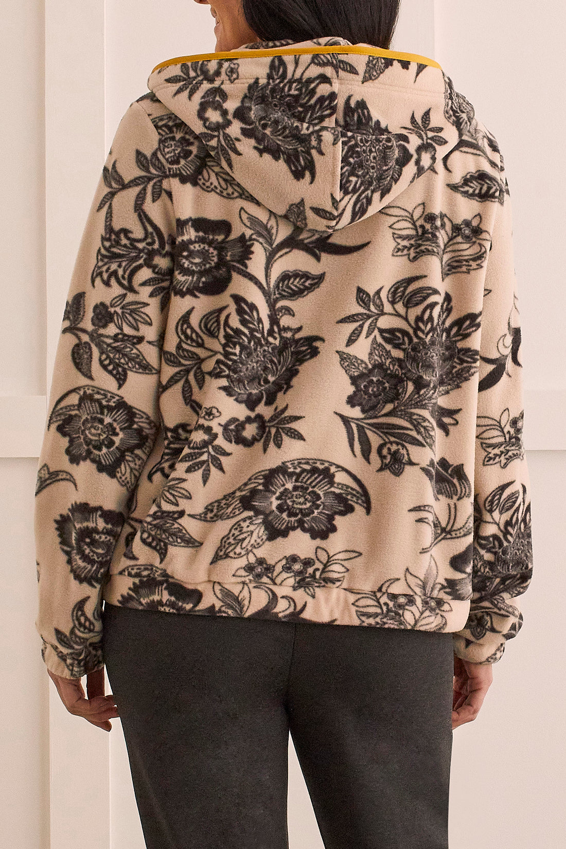 Hooded Print Jacket by Tribal