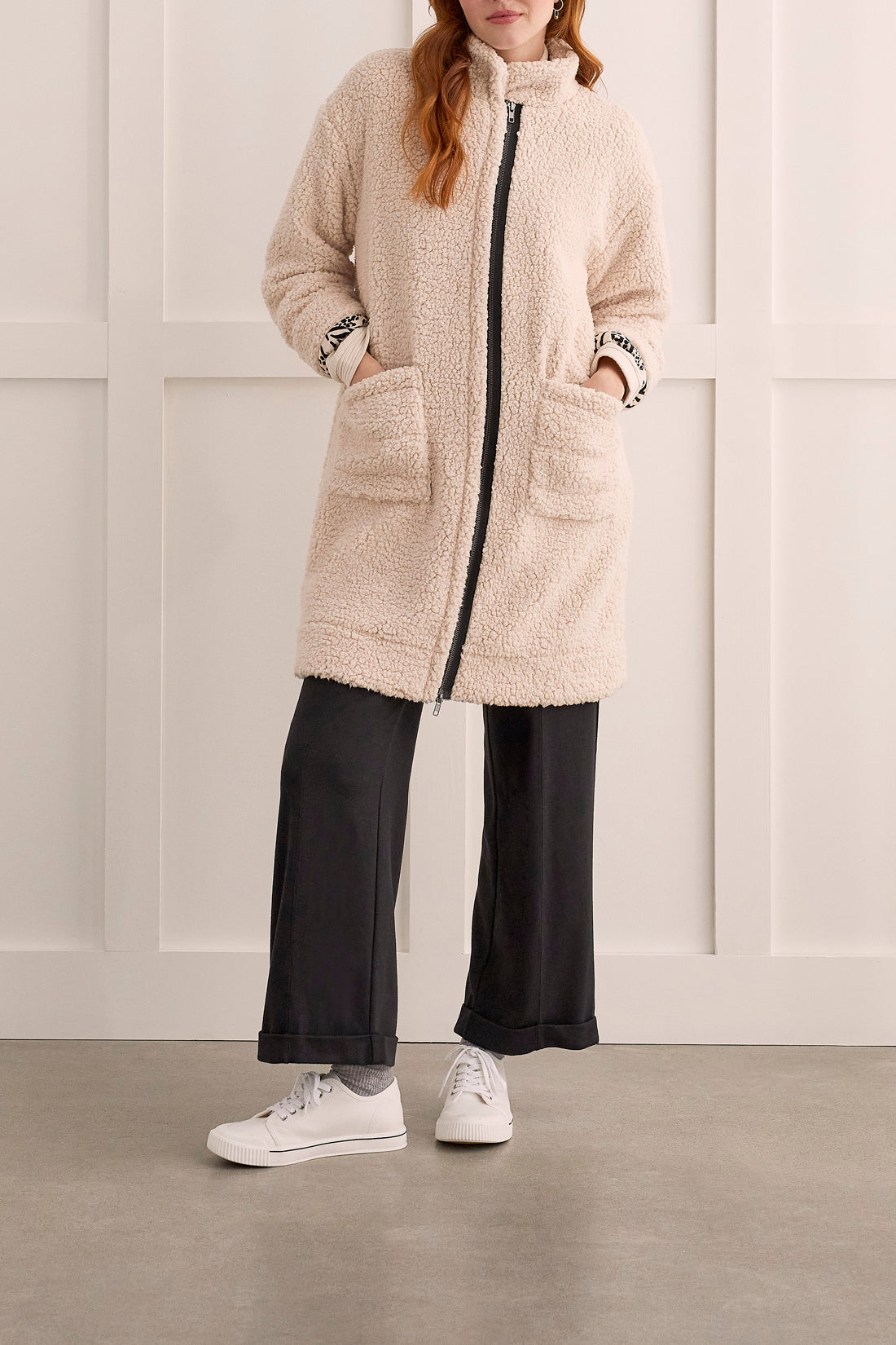 Faux Sherpa Coat by Tribal