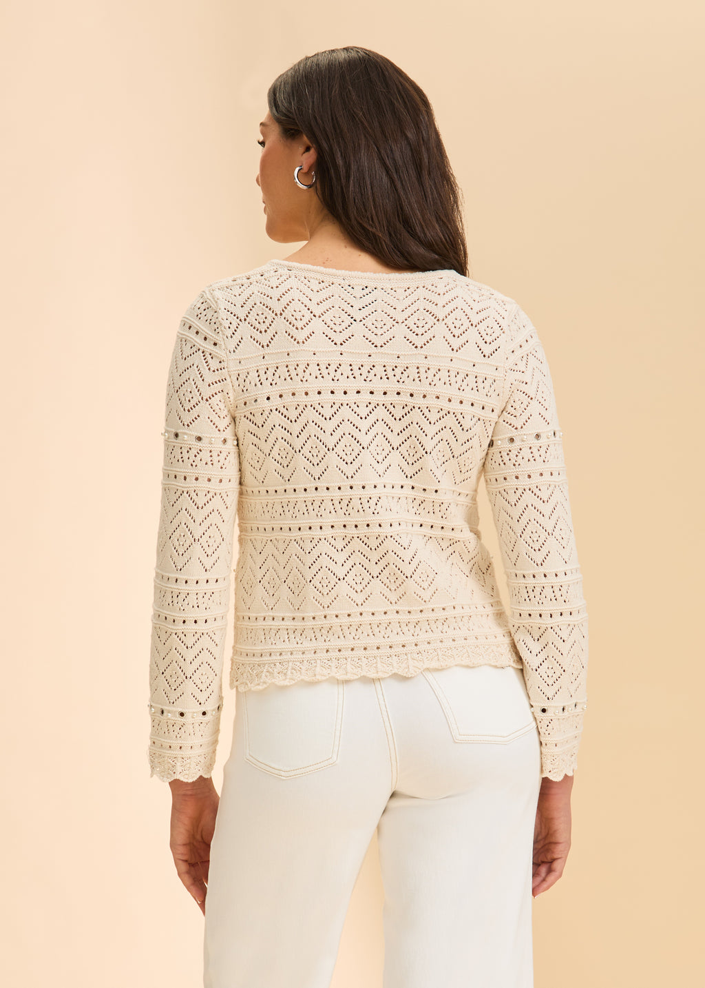 Pointelle Sweater by FDJ