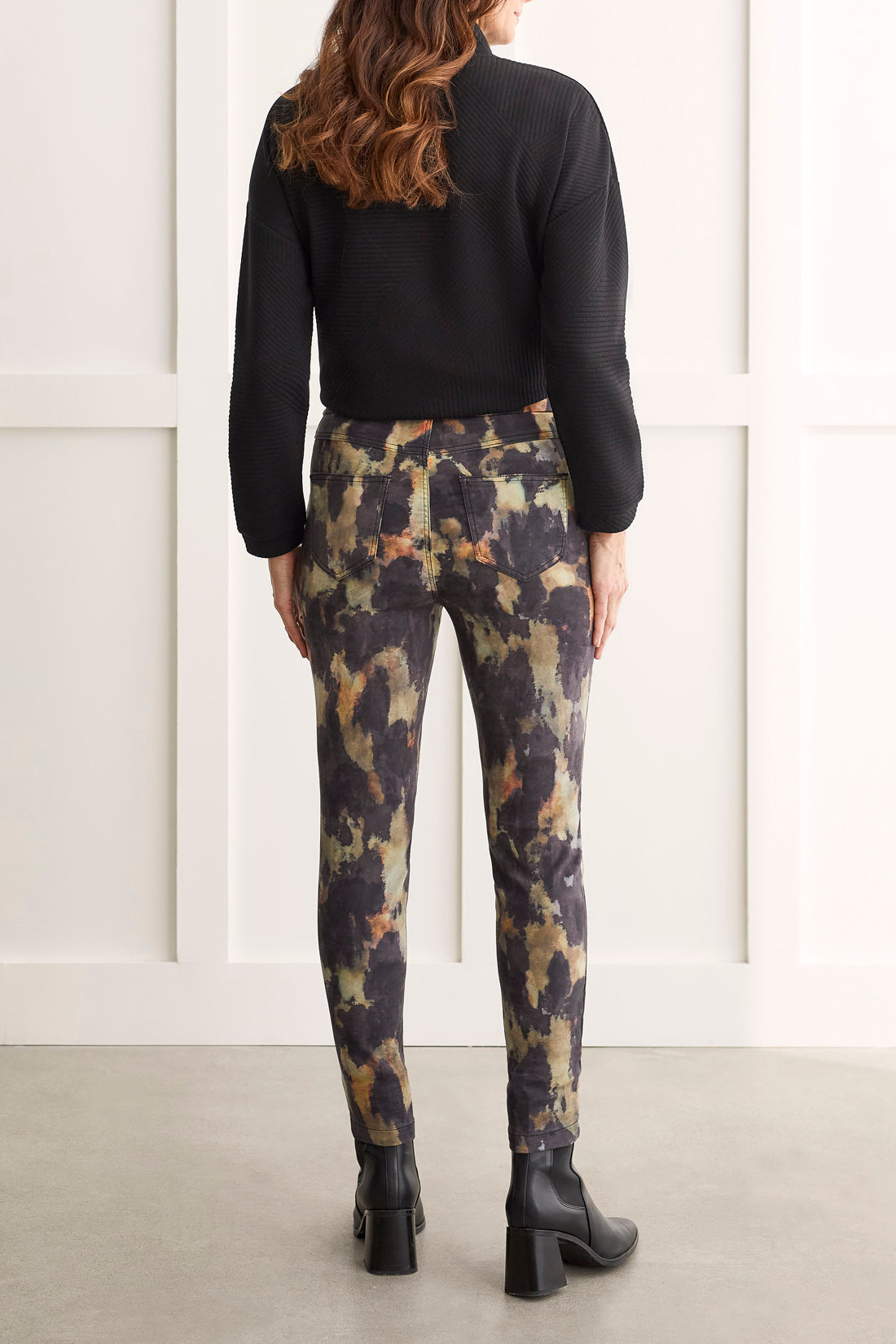 Faux Suede Printed Jegging by Tribal