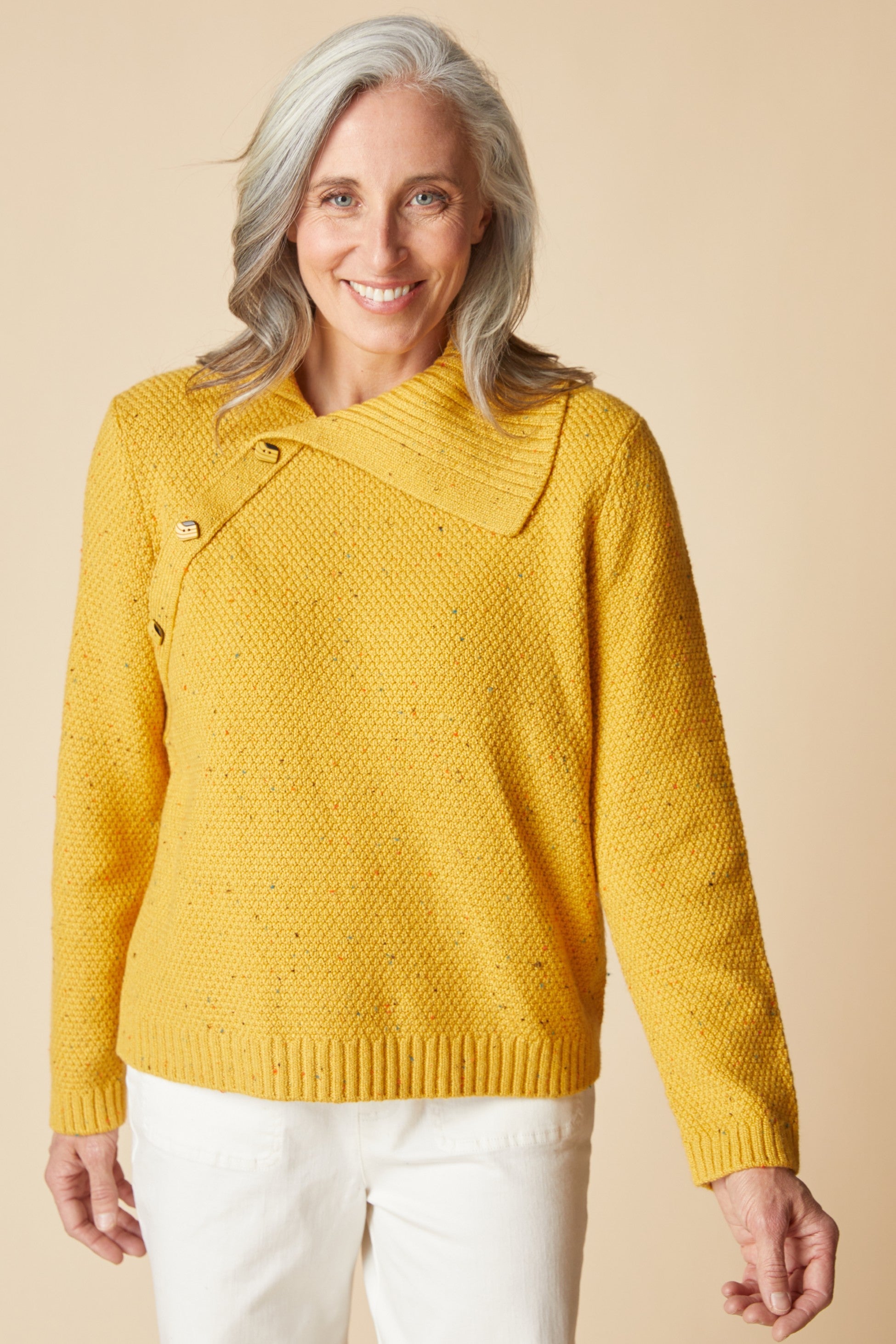 Harvest Tweed Aspen Pullover Sweater by Habitat