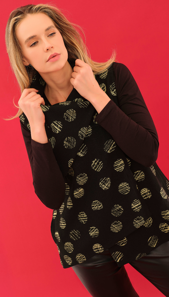 Sketching Dots Vest by Dolcezza