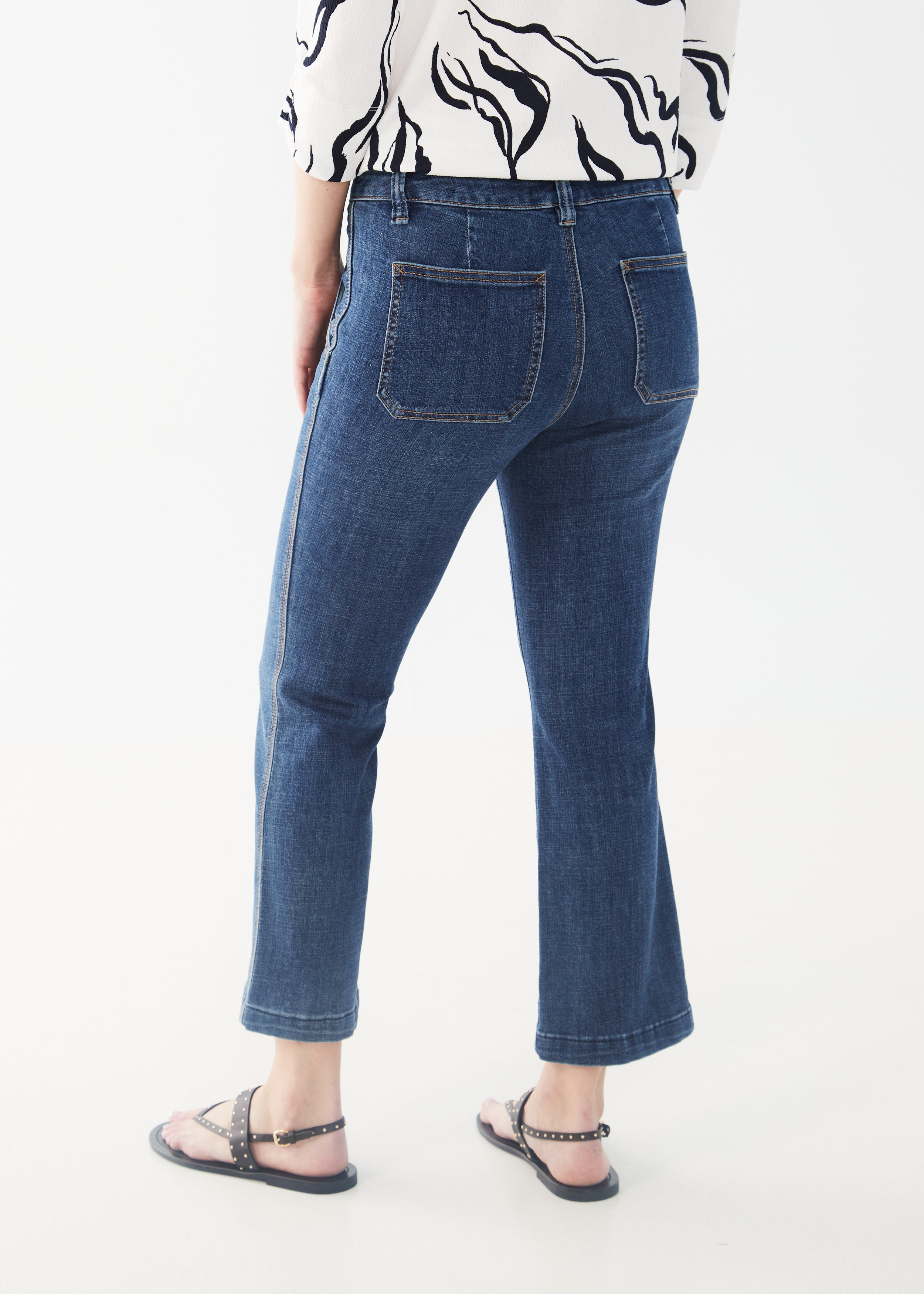 Olivia Bootcut Crop Jeans by FDJ