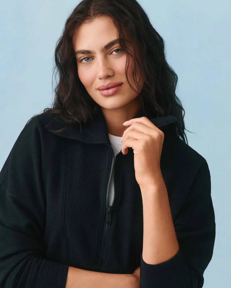AirEssentials® French Rib Half Zip by SPANX