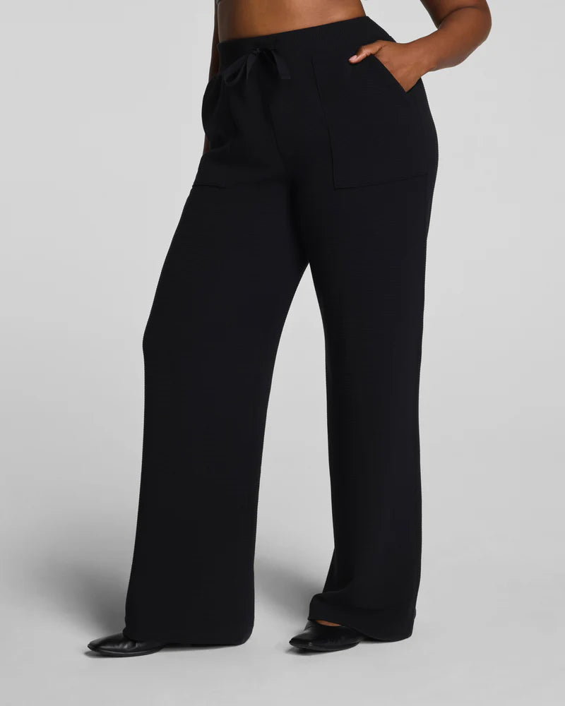 AirEssentials® French Rib Wide Leg Pant by SPANX