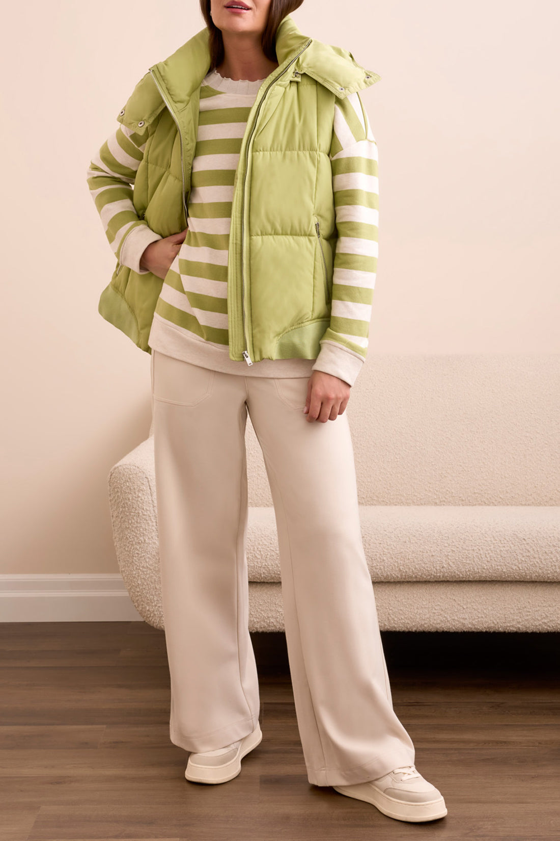 Quilted Vest with Removable Hood by Tribal