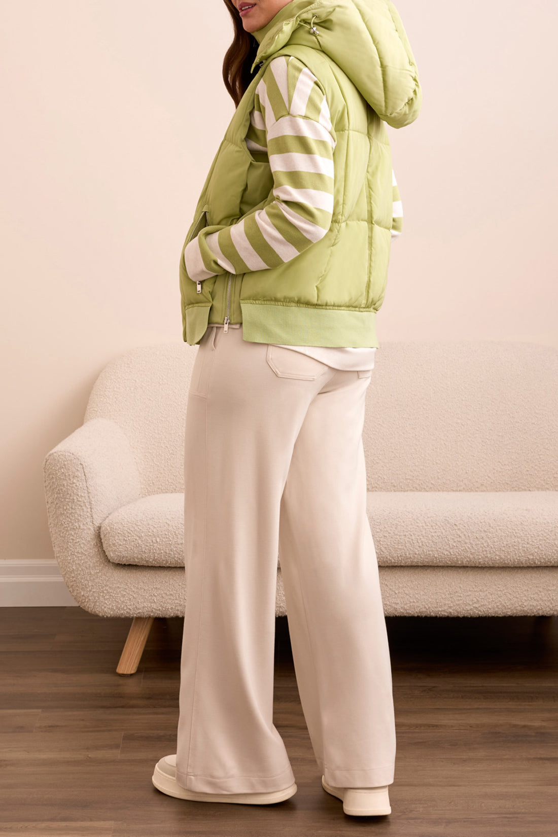 Quilted Vest with Removable Hood by Tribal