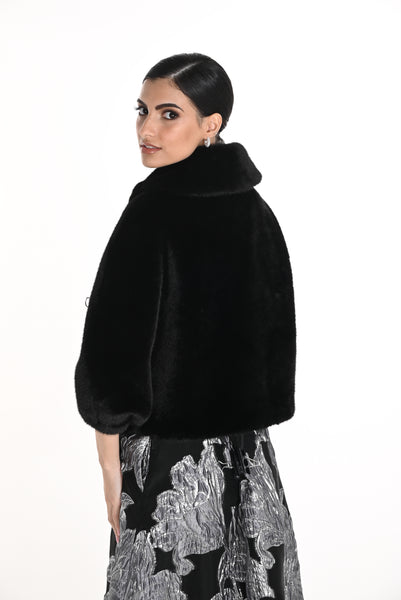 Faux Fur Special Occasion Jacket by Frank Lyman