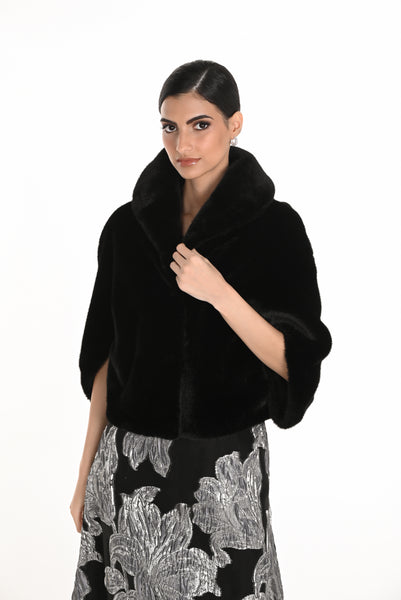 Faux Fur Special Occasion Jacket by Frank Lyman