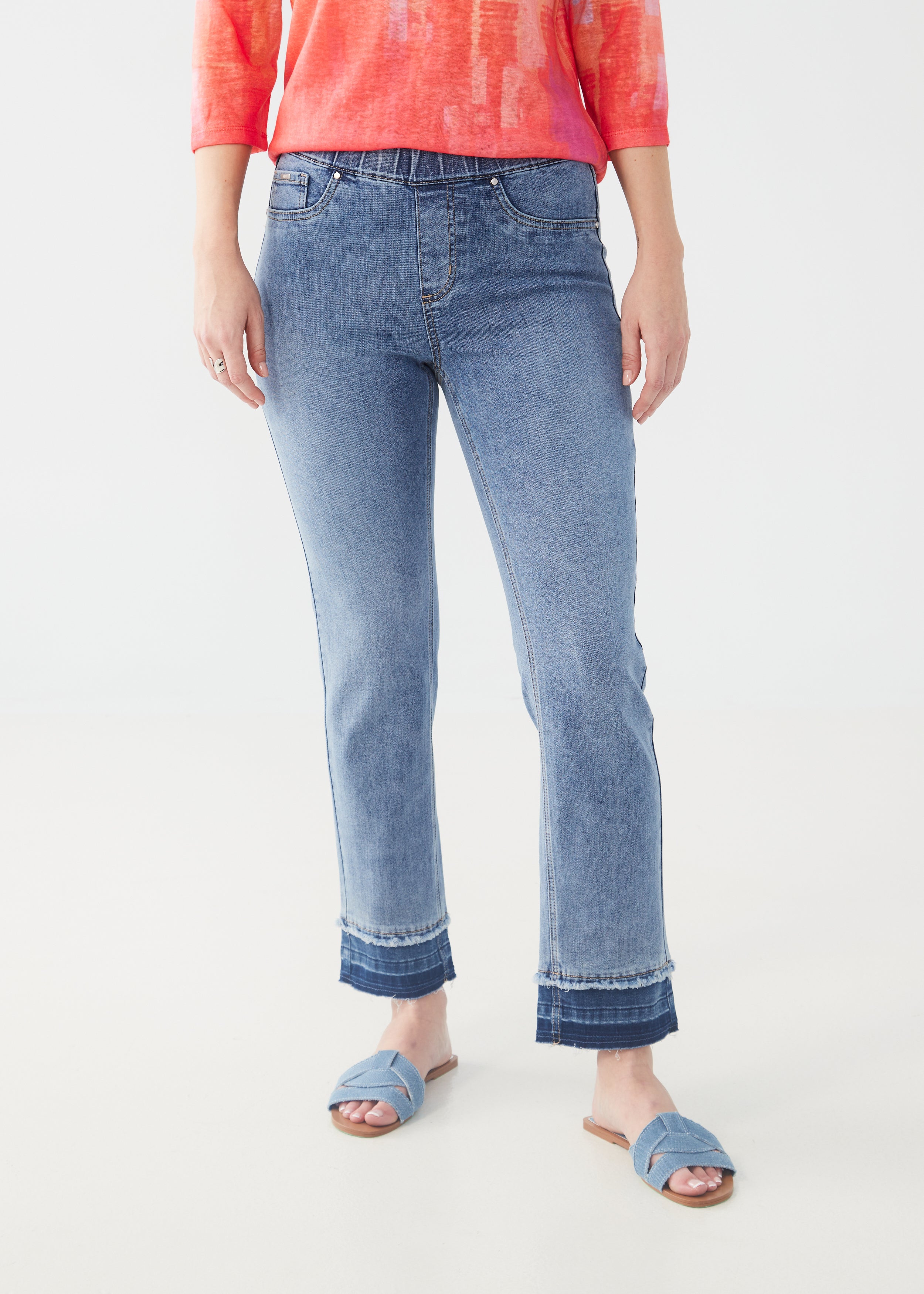 Pull-on Pencil Ankle Jean by FDJ