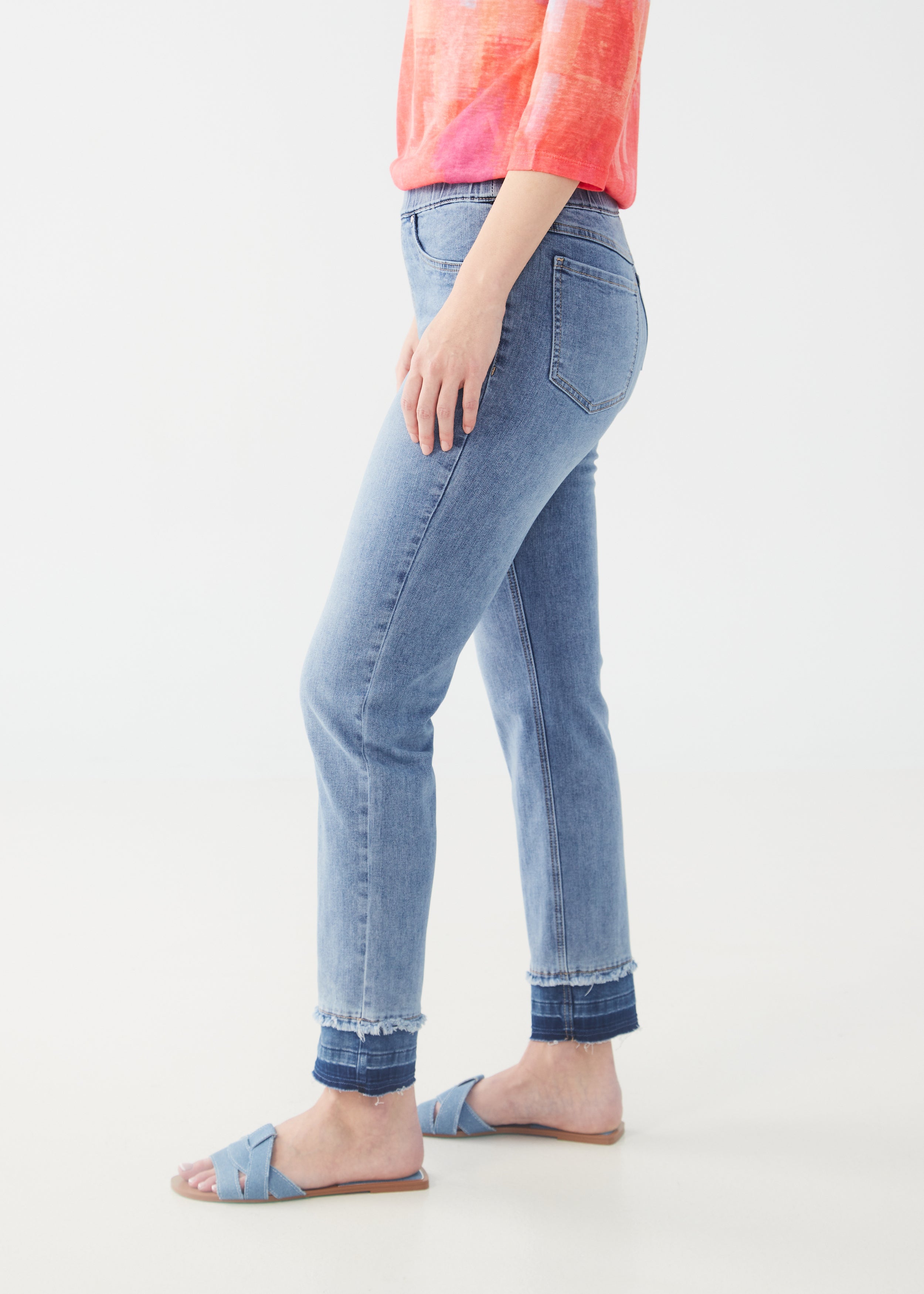 Pull-on Pencil Ankle Jean by FDJ