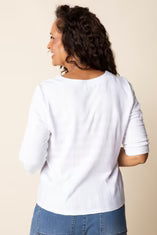 Shadow Stripe Cindy Tee by Habitat