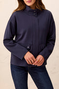 Soft-Touch Funnel Neck Utility Jacket by Tribal