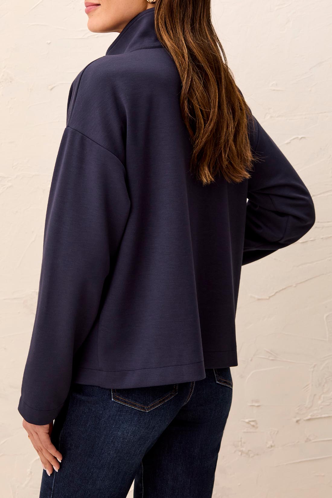 Soft-Touch Funnel Neck Utility Jacket by Tribal