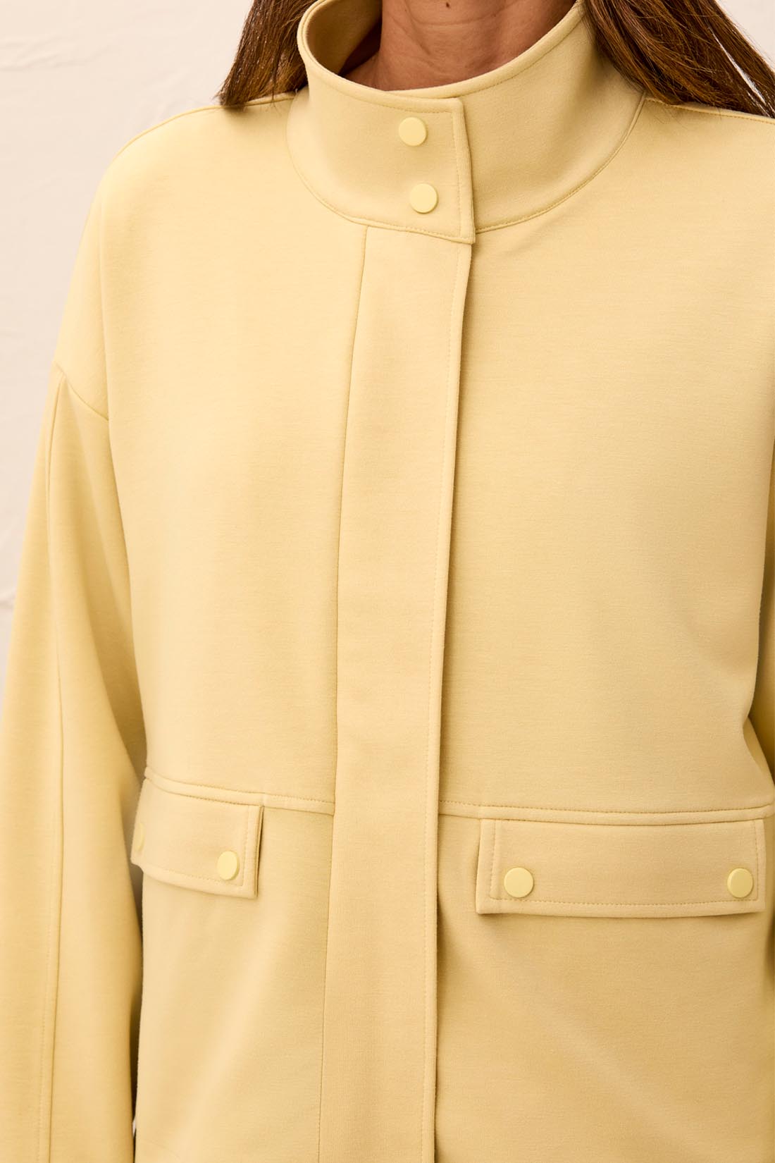 Soft-Touch Funnel Neck Utility Jacket by Tribal