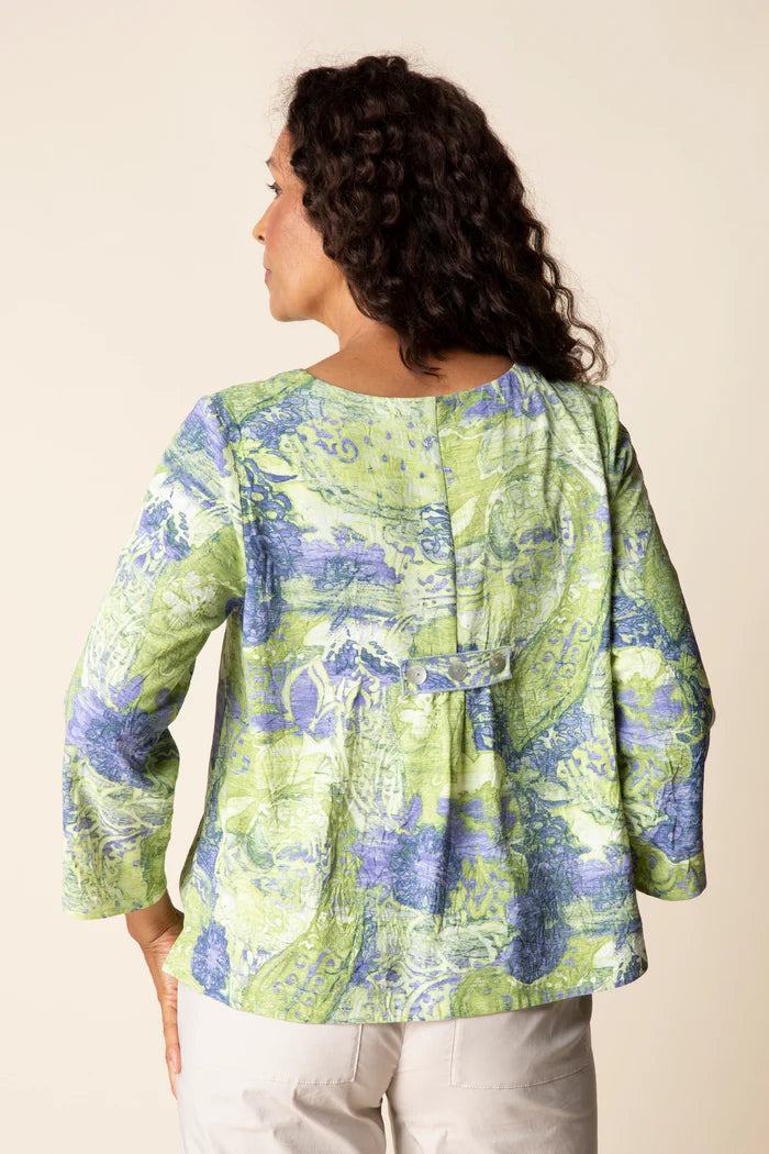 Destination Unknown Pleat Back Pullover by Habitat