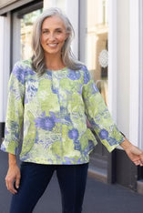 Destination Unknown Pleat Back Pullover by Habitat