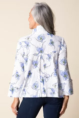 Indigo Wildflower Swing Jacket by Habitat