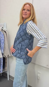 Windjammer Quilted Cotton Vest by Habitat