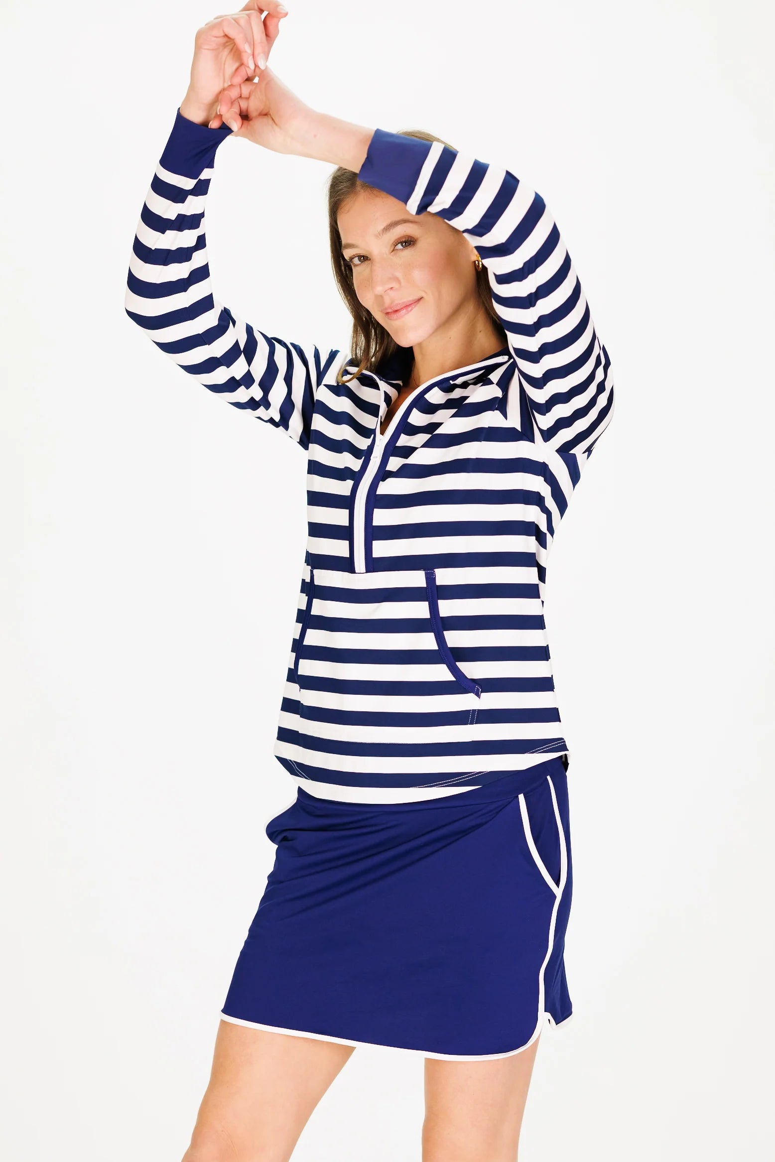 Active Polly Quarter Zip Top by Duffield Lane