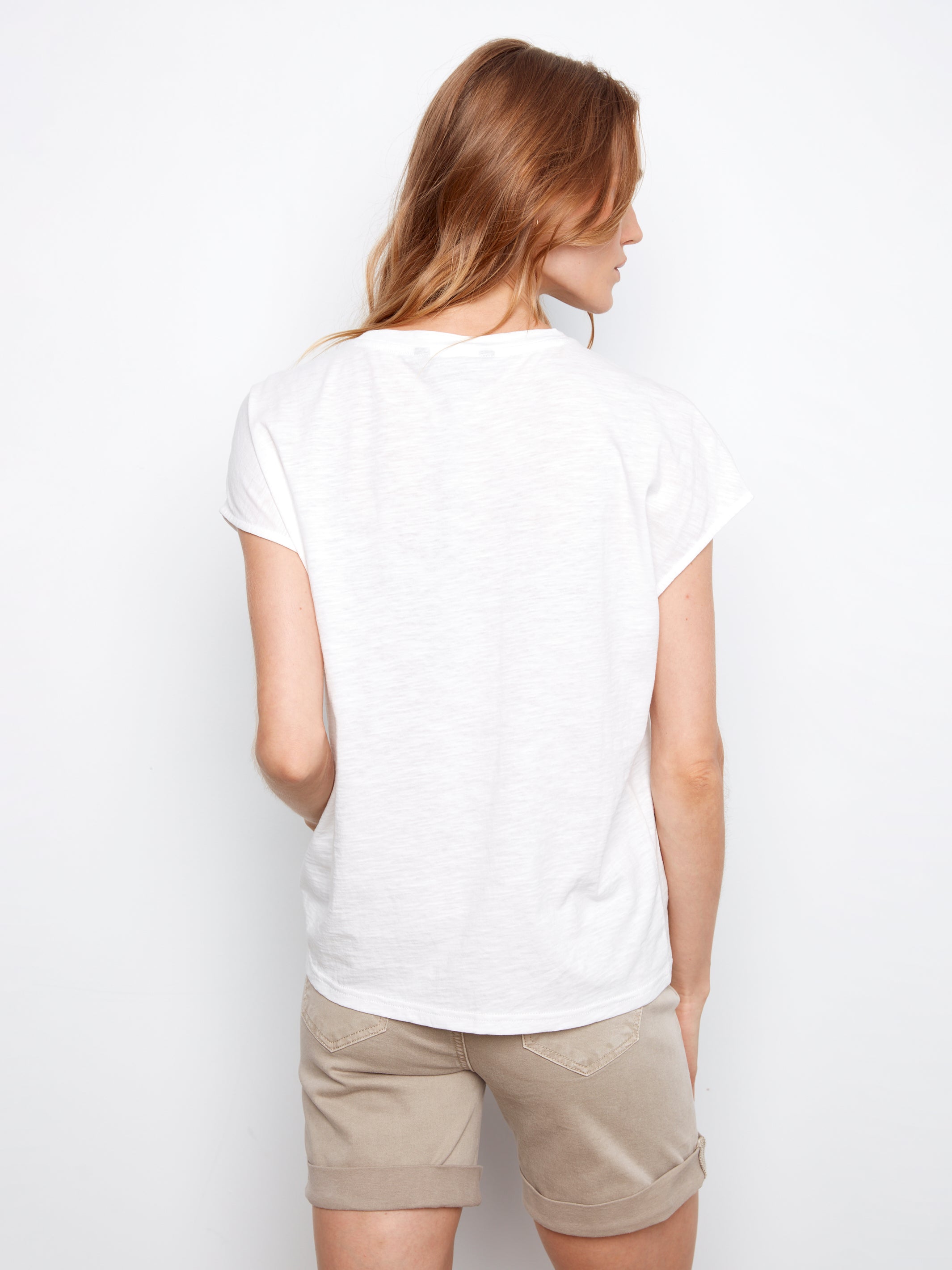 Floral Embroidered Top by Charlie B