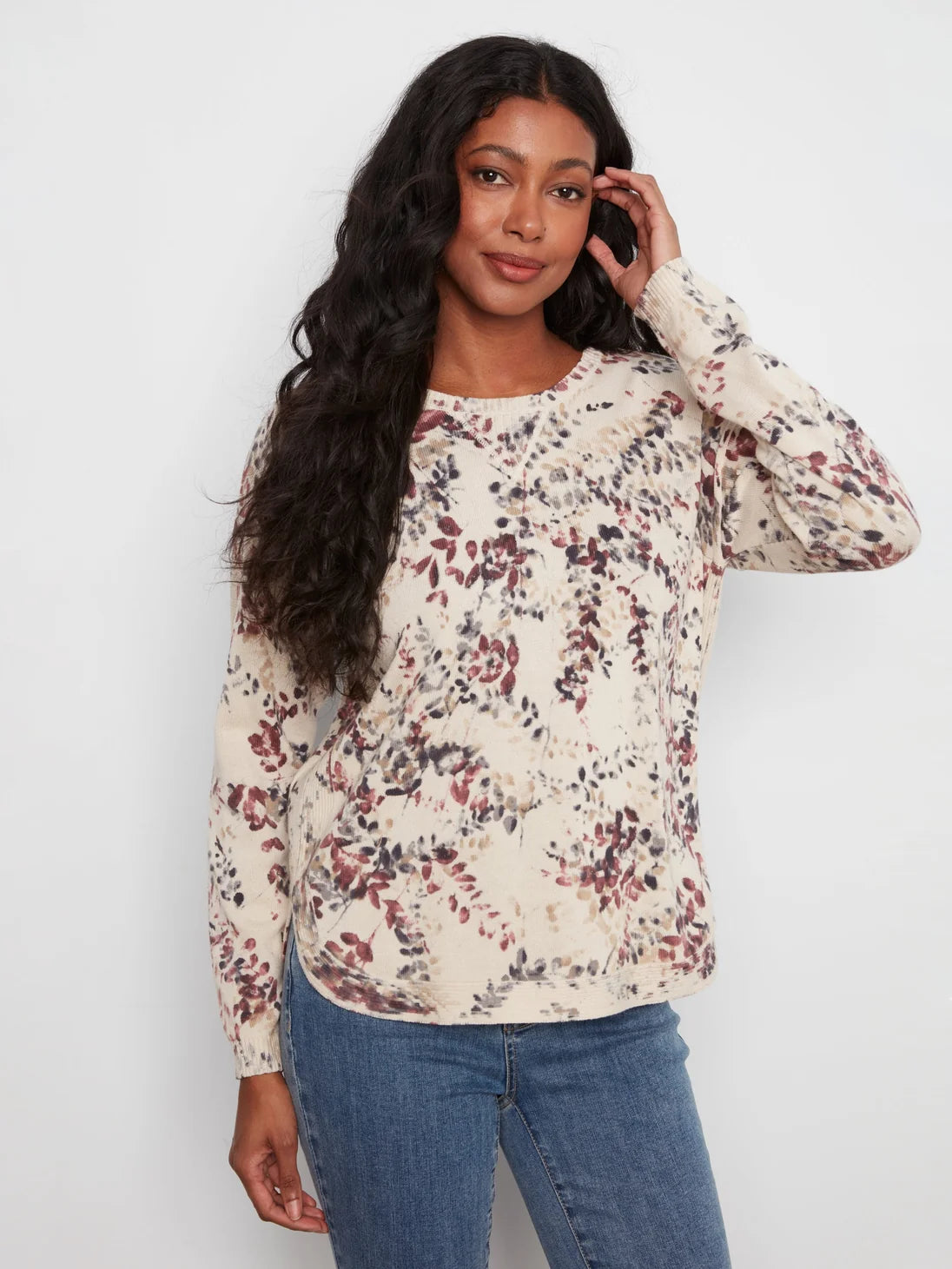 Charlie B Printed on Reverse Side Sweater