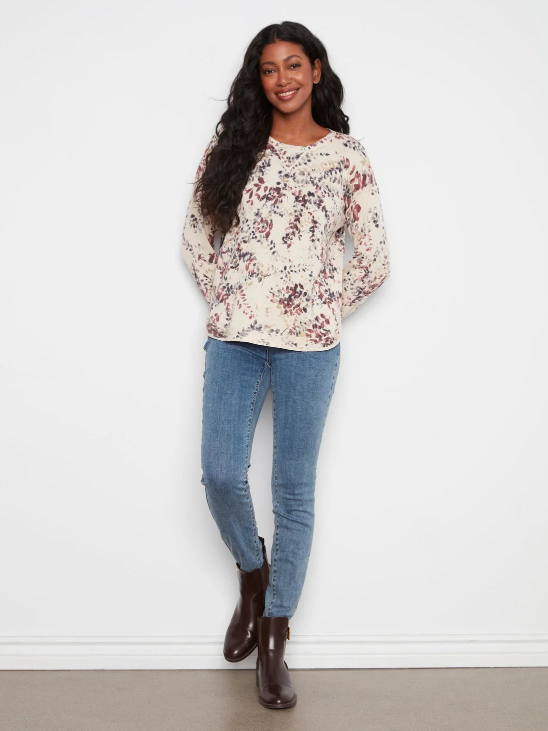 Charlie B Printed on Reverse Side Sweater
