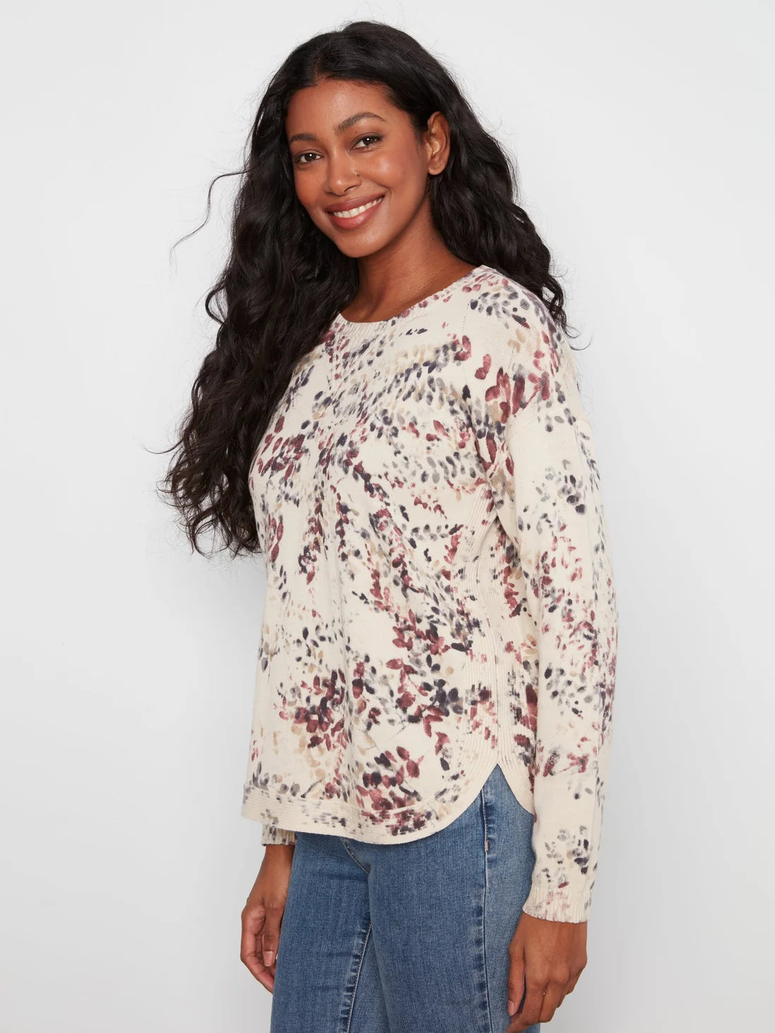 Charlie B Printed on Reverse Side Sweater