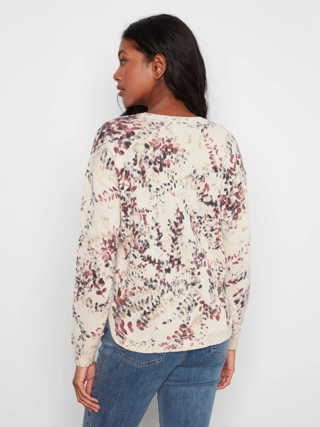 Charlie B Printed on Reverse Side Sweater