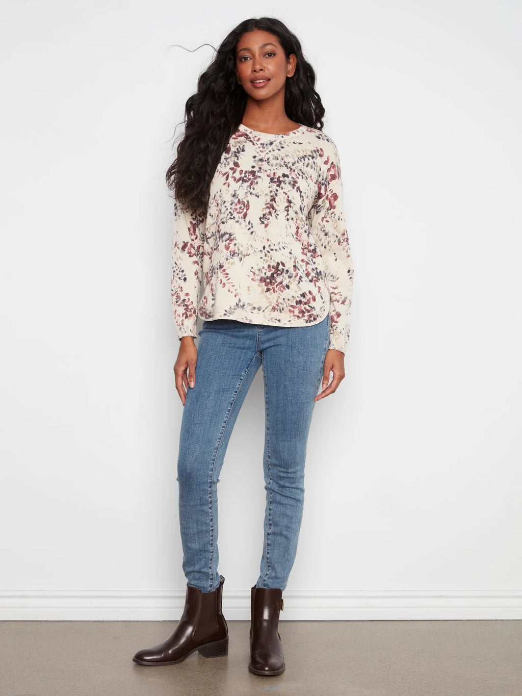 Charlie B Printed on Reverse Side Sweater
