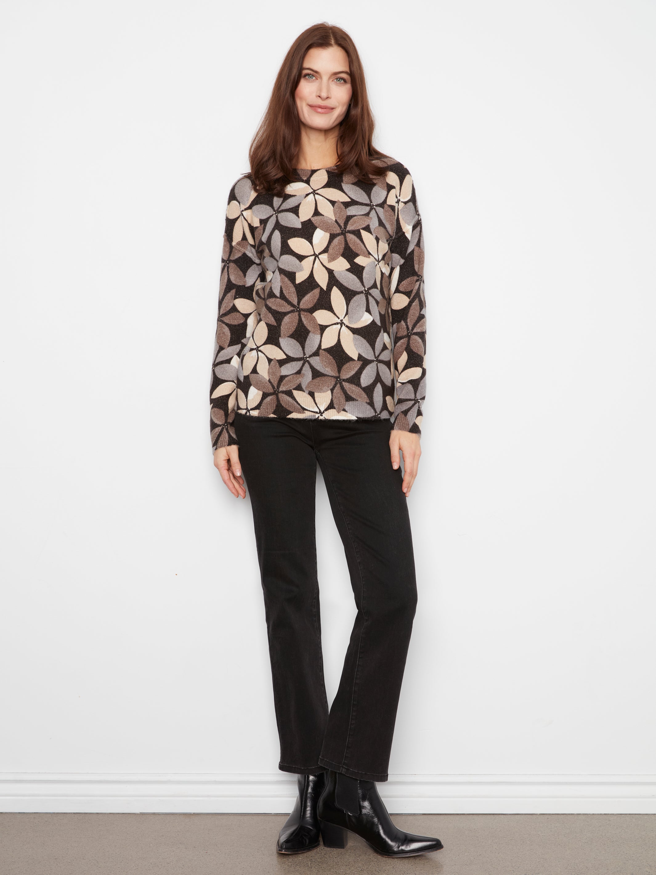 Charlie B Printed Reversible Sweater