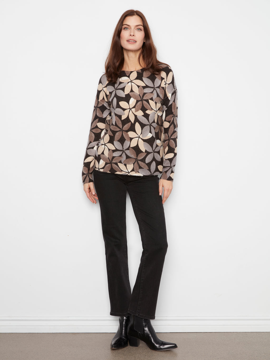 Charlie B Printed Reversible Sweater