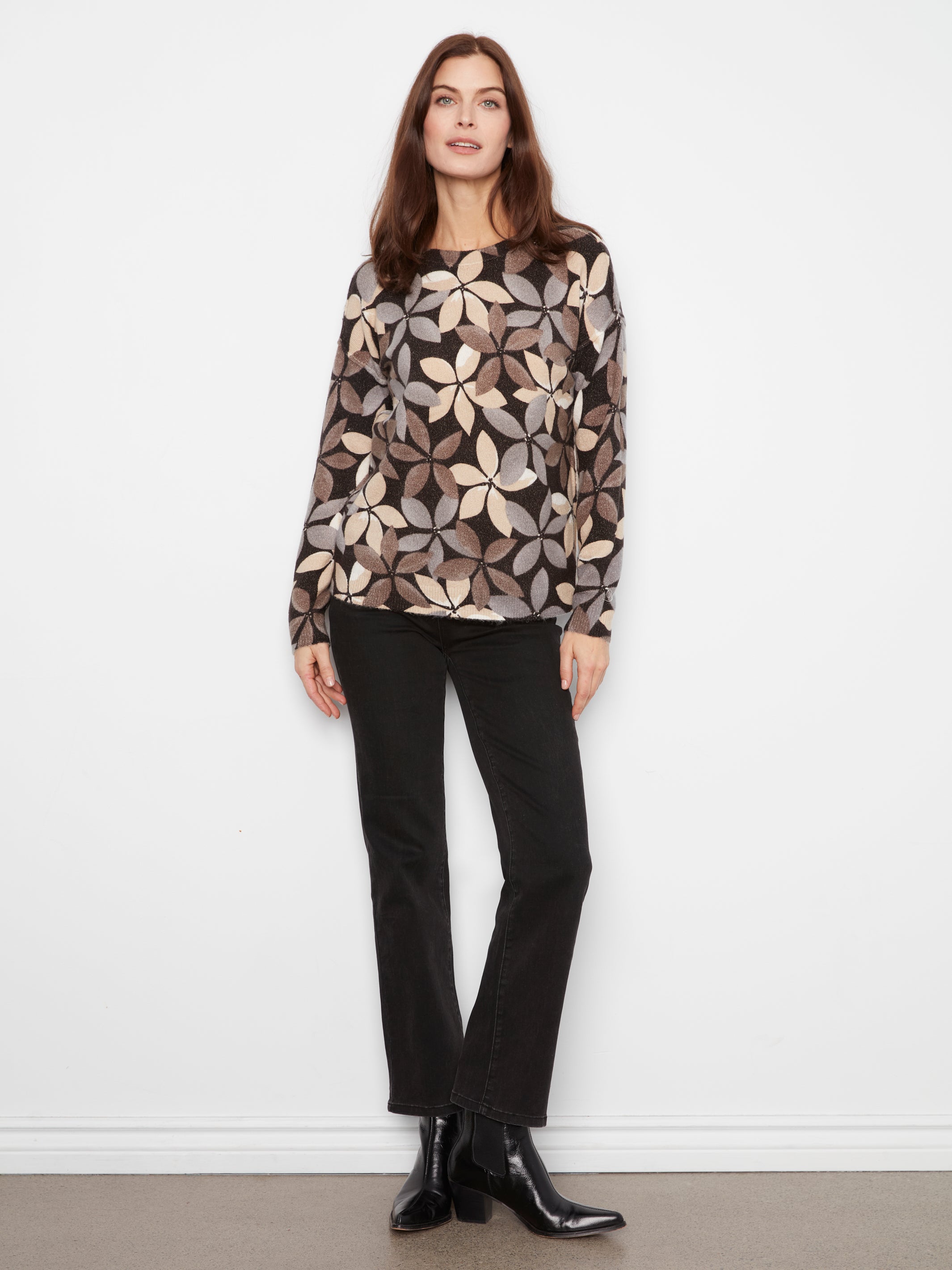 Charlie B Printed Reversible Sweater