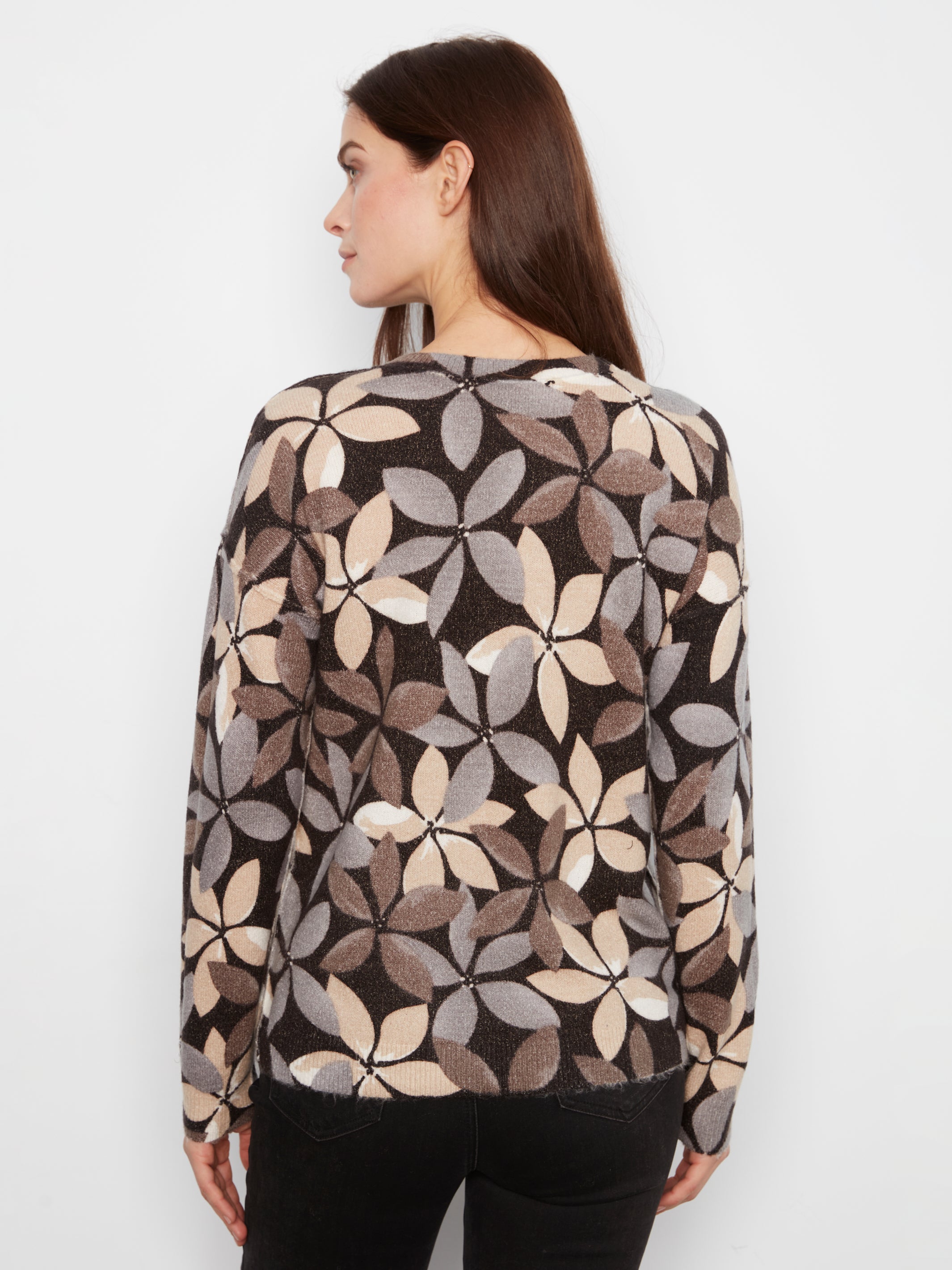 Charlie B Printed Reversible Sweater