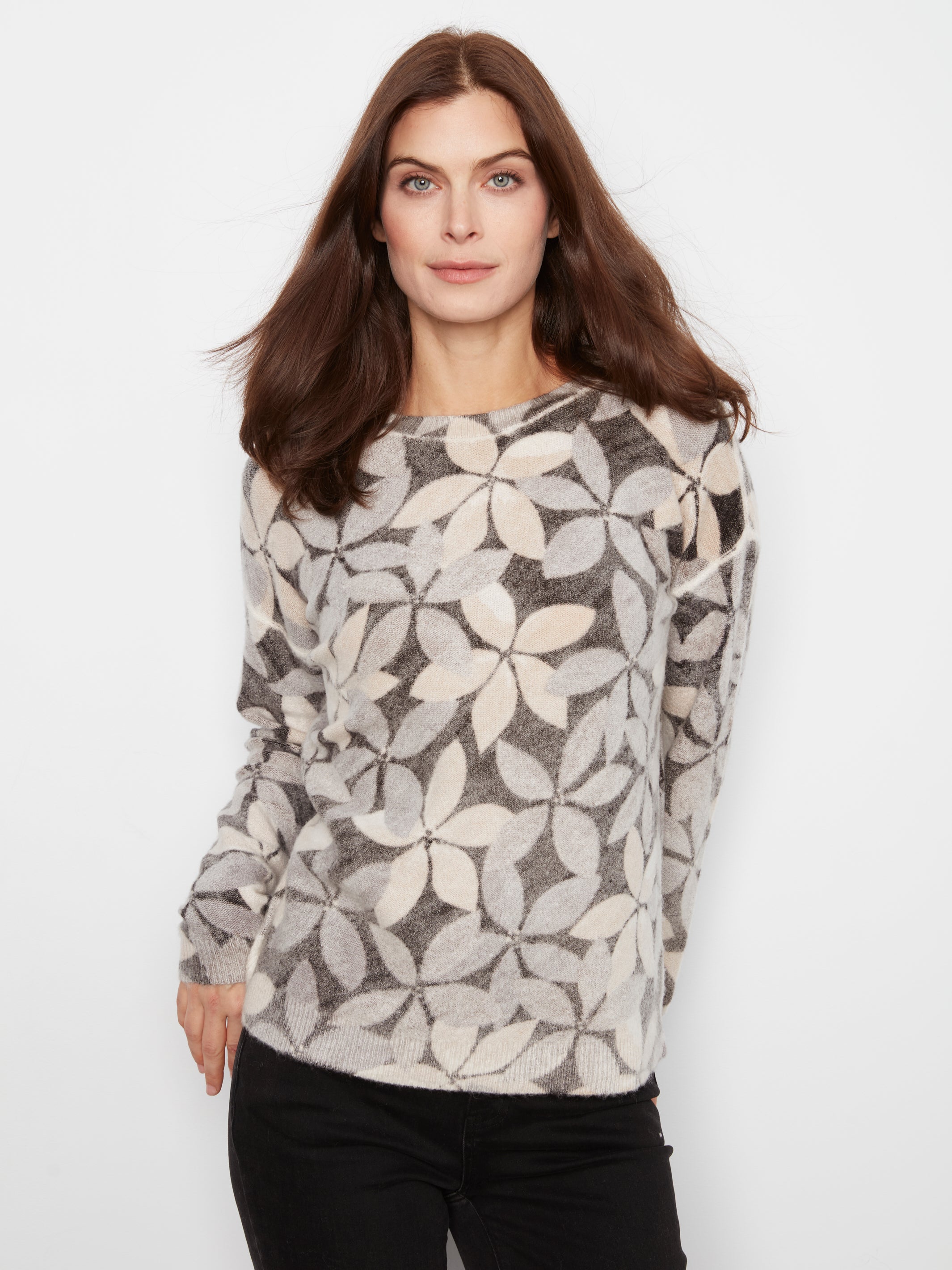 Charlie B Printed Reversible Sweater
