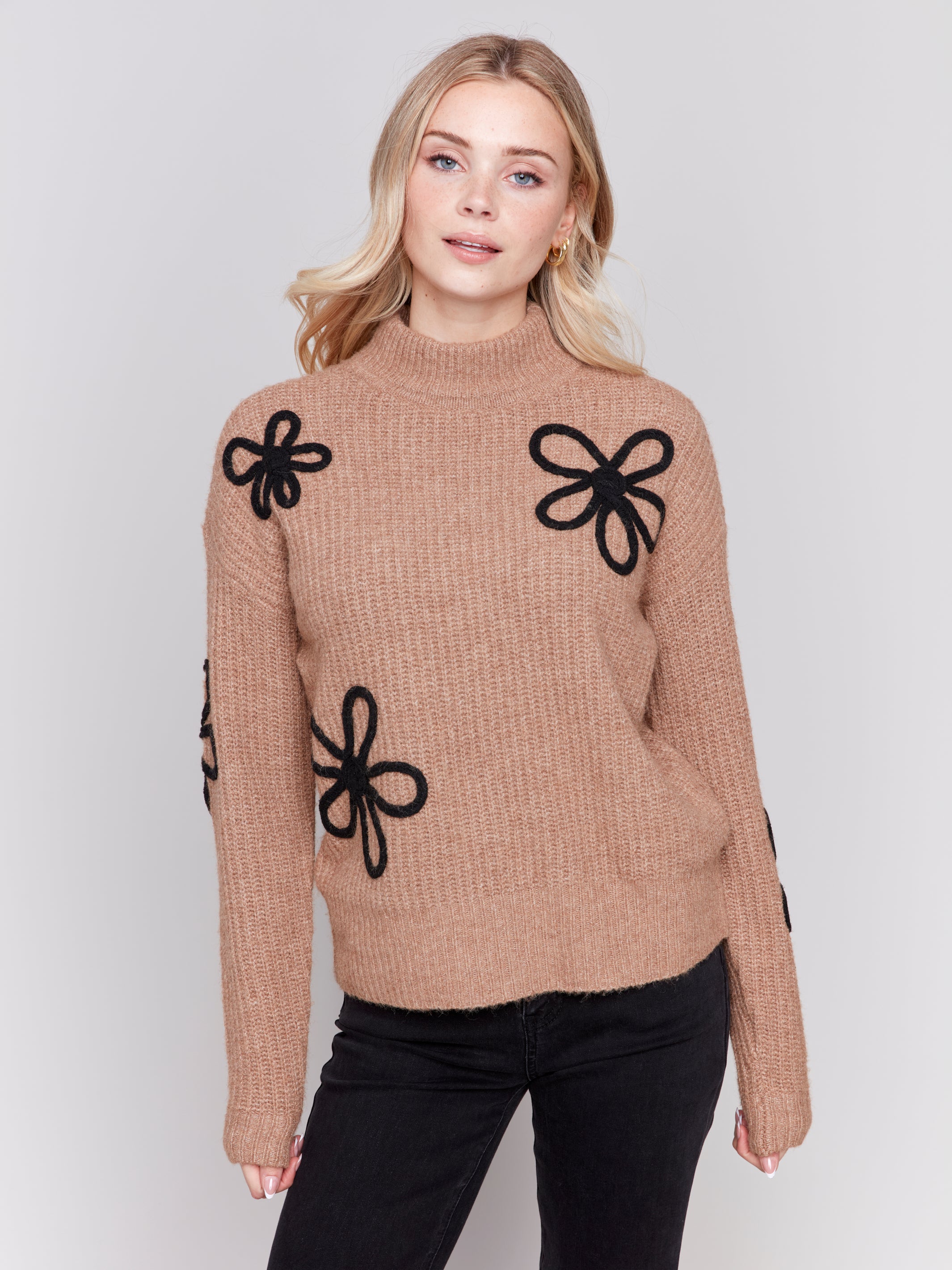 Soutache Trimmed Sweater by Charlie B